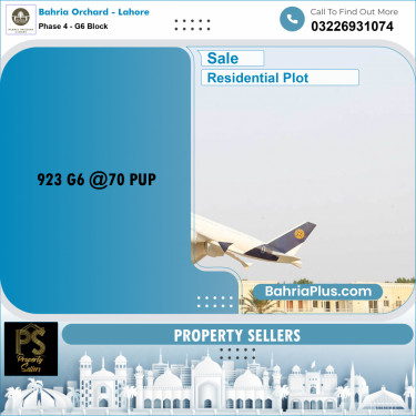 Residential Plot for Sale in Phase 4 - G6 Block -  Bahria Orchard, Lahore - (BP-158722)