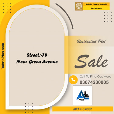 75 Sq. Yards Residential Plot for Sale in Bahria Greens -  Bahria Town, Karachi - (BP-158758)