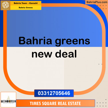 75 Sq. Yards Residential Plot for Sale in Bahria Greens -  Bahria Town, Karachi - (BP-158796)
