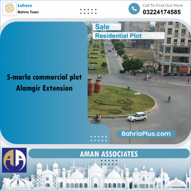 Residential Plot for Sale in Sector F - Alamgir Block -  Bahria Town, Lahore - (BP-158836)