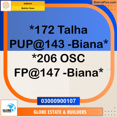 Residential Plot for Sale in Sector F - Talha Block -  Bahria Town, Lahore - (BP-158891)