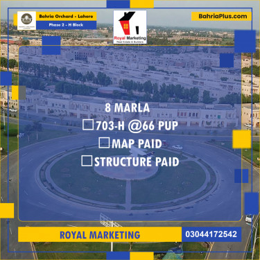 Residential Plot for Sale in Phase 2 - H Block -  Bahria Orchard, Lahore - (BP-158913)