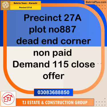 500 Sq. Yards Residential Plot for Sale in Precinct 27-A -  Bahria Town, Karachi - (BP-159110)