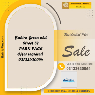 75 Sq. Yards Residential Plot for Sale in Bahria Greens -  Bahria Town, Karachi - (BP-159393)