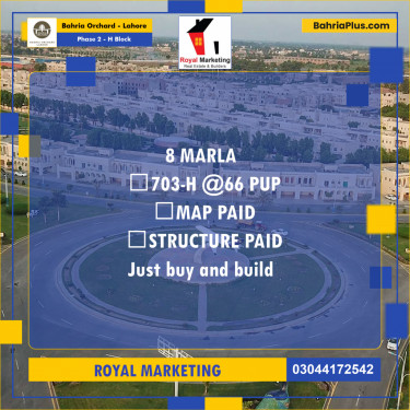 Residential Plot for Sale in Phase 2 - H Block -  Bahria Orchard, Lahore - (BP-159550)