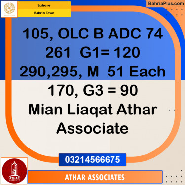 Residential Plot for Sale in Golf Phase 1 -  Bahria Town, Lahore - (BP-159576)