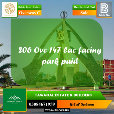 Residential Plot for Sale in Overseas C -  Bahria Town, Lahore - (BP-159678)