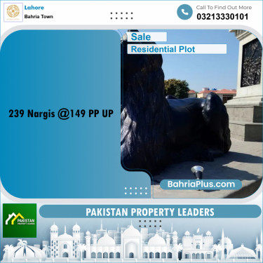 Residential Plot for Sale in Sector C - Nargis/Hussain Block -  Bahria Town, Lahore - (BP-159696)