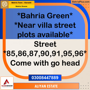 75 Sq. Yards Residential Plot for Sale in Bahria Greens -  Bahria Town, Karachi - (BP-159701)