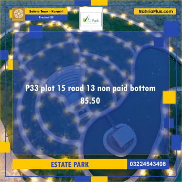 Residential Plot for Sale in Precinct 33 -  Bahria Town, Karachi - (BP-159767)