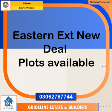 Residential Plot for Sale in Bahria Orchard, Lahore - (BP-159777)