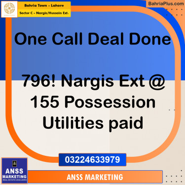 Residential Plot for Sale in Sector C - Nargis/Hussain Ext. -  Bahria Town, Lahore - (BP-160174)