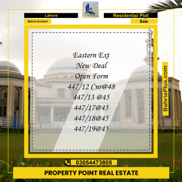 Residential Plot for Sale in Bahria Orchard, Lahore - (BP-160178)