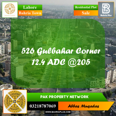 Residential Plot for Sale in Sector C - Gulbahar Block -  Bahria Town, Lahore - (BP-160291)