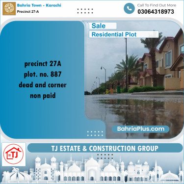 500 Sq. Yards Residential Plot for Sale in Precinct 27-A -  Bahria Town, Karachi - (BP-160432)