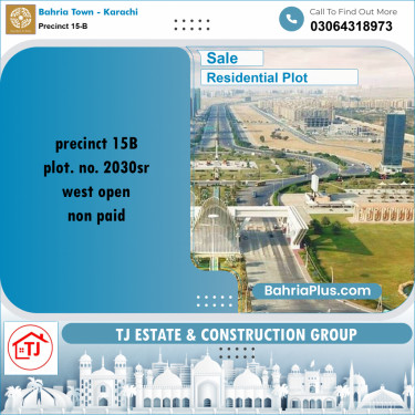 125 Sq. Yards Residential Plot for Sale in Precinct 15-B -  Bahria Town, Karachi - (BP-160461)