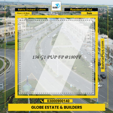 Residential Plot for Sale in Phase 4 - G1 Block -  Bahria Orchard, Lahore - (BP-160874)