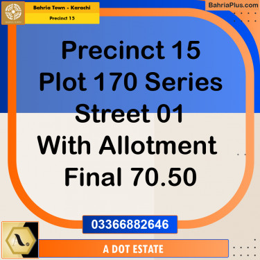 125 Sq. Yards Residential Plot for Sale in Precinct 15 -  Bahria Town, Karachi - (BP-160889)