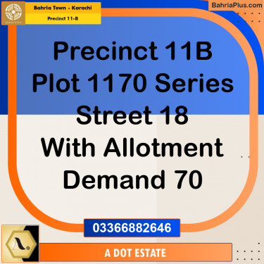 Residential Plot for Sale in Precinct 11-B -  Bahria Town, Karachi - (BP-160891)