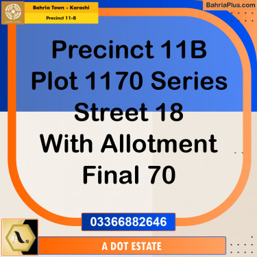 Residential Plot for Sale in Precinct 11-B -  Bahria Town, Karachi - (BP-161561)