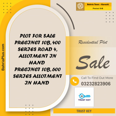 125 Sq. Yards Residential Plot for Sale in Precinct 10-B -  Bahria Town, Karachi - (BP-161983)