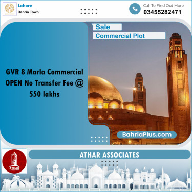 Commercial Plot for Sale in Golf Phase 1 -  Bahria Town, Lahore - (BP-162056)