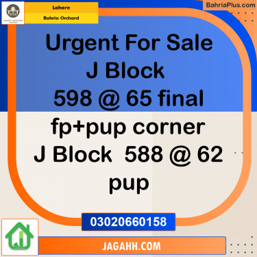 Residential Plot for Sale in Phase 2 - J Block -  Bahria Orchard, Lahore - (BP-162182)