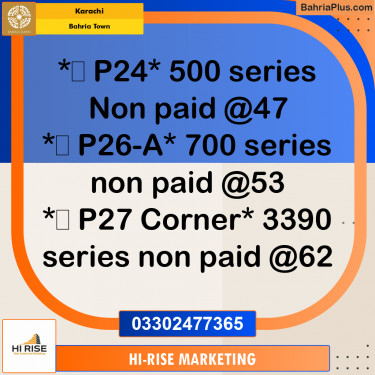 125 Sq. Yards Residential Plot for Sale in Precinct 24 -  Bahria Town, Karachi - (BP-162231)