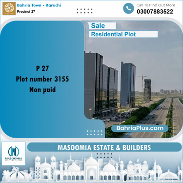 Residential Plot for Sale in Precinct 27 -  Bahria Town, Karachi - (BP-162371)