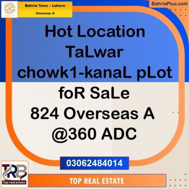 Residential Plot for Sale in Overseas A -  Bahria Town, Lahore - (BP-162537)