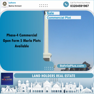 Commercial Plot for Sale in Bahria Orchard, Lahore - (BP-163434)
