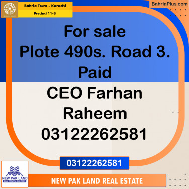 Residential Plot for Sale in Precinct 11-B -  Bahria Town, Karachi - (BP-163594)