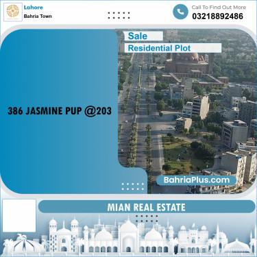 Residential Plot for Sale in Sector C - Jasmine Block -  Bahria Town, Lahore - (BP-163684)