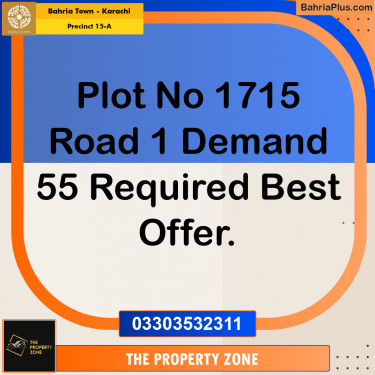 125 Sq. Yards Residential Plot for Sale in Precinct 15-A -  Bahria Town, Karachi - (BP-163813)