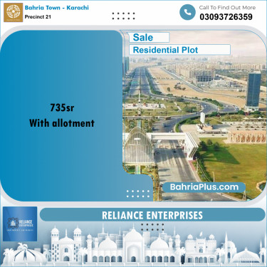 250 Sq. Yards Residential Plot for Sale in Precinct 21 -  Bahria Town, Karachi - (BP-163937)