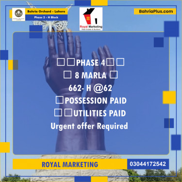 Residential Plot for Sale in Phase 2 - H Block -  Bahria Orchard, Lahore - (BP-164106)