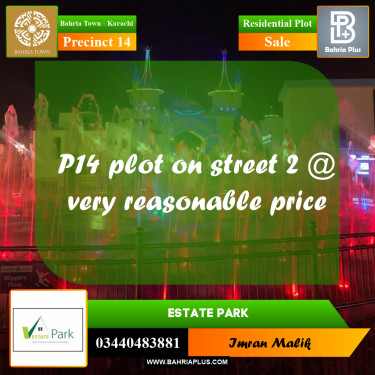125 Sq. Yards Residential Plot for Sale in Precinct 14 -  Bahria Town, Karachi - (BP-164571)