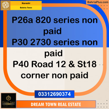 125 Sq. Yards Residential Plot for Sale in Precinct 26A -  Bahria Town, Karachi - (BP-164694)