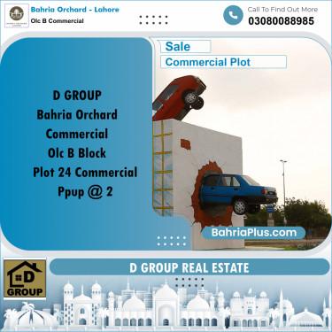 Commercial Plot for Sale in OLC B Commercial -  Bahria Orchard, Lahore - (BP-164746)