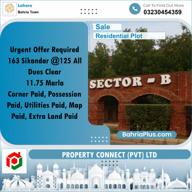 Residential Plot for Sale in Sector F - Sikander Block -  Bahria Town, Lahore - (BP-164877)