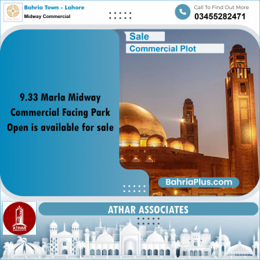 Commercial Plot for Sale in Midway Commercial -  Bahria Town, Lahore - (BP-165324)