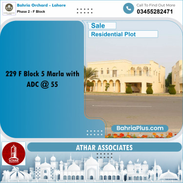 Residential Plot for Sale in Phase 2 - F Block -  Bahria Orchard, Lahore - (BP-165355)