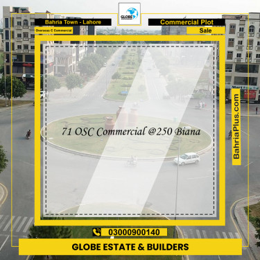 Commercial Plot for Sale in Overseas C Commercial -  Bahria Town, Lahore - (BP-165530)