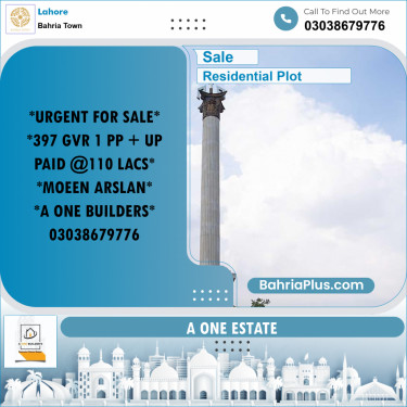 Residential Plot for Sale in Golf Phase 1 -  Bahria Town, Lahore - (BP-165917)