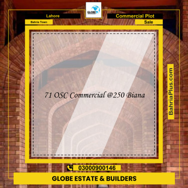 Commercial Plot for Sale in Overseas C Commercial -  Bahria Town, Lahore - (BP-166247)