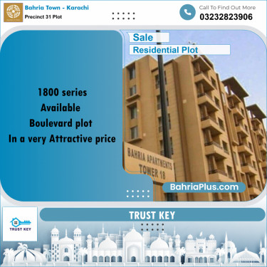 Residential Plot for Sale in Precinct 31 Plot -  Bahria Town, Karachi - (BP-166313)