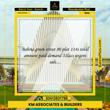 75 Sq. Yards Residential Plot for Sale in Bahria Greens -  Bahria Town, Karachi - (BP-166510)