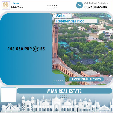 Residential Plot for Sale in Overseas A -  Bahria Town, Lahore - (BP-166551)