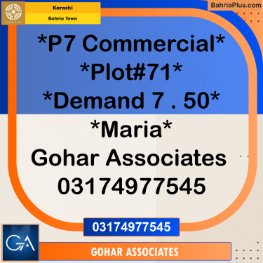 Residential Plot for Sale in Liberty Commercial -  Bahria Town, Karachi - (BP-166822)
