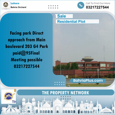Residential Plot for Sale in Bahria Orchard, Lahore - (BP-167251)